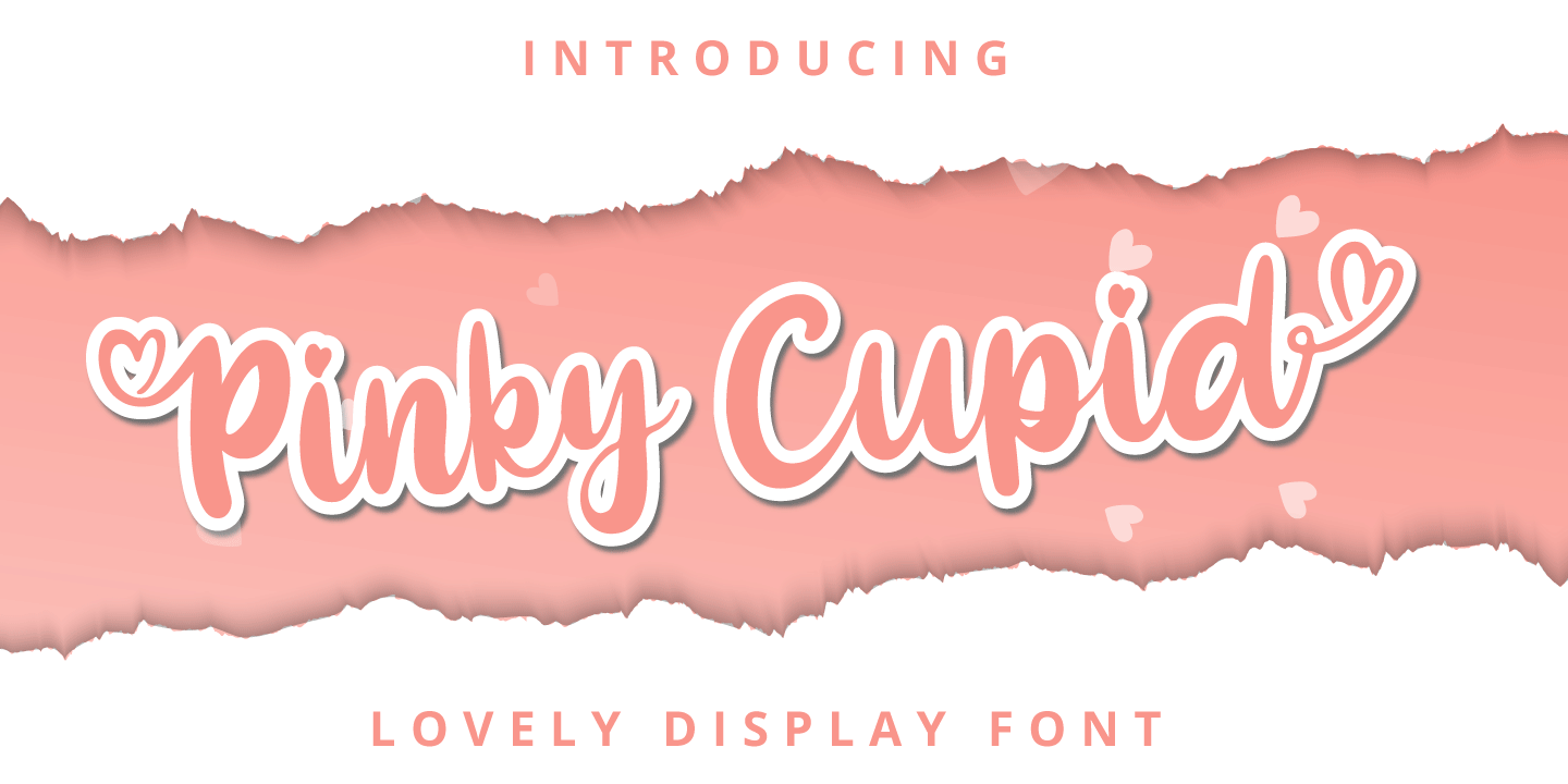 Example font Pinky Cupid #1